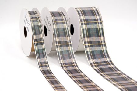 Anthrazitgraues Tartan Karobband_AI